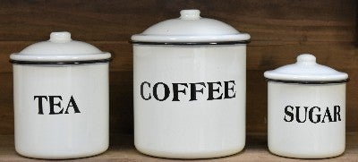 Enamel Canister Set Of Pittman S Country Market