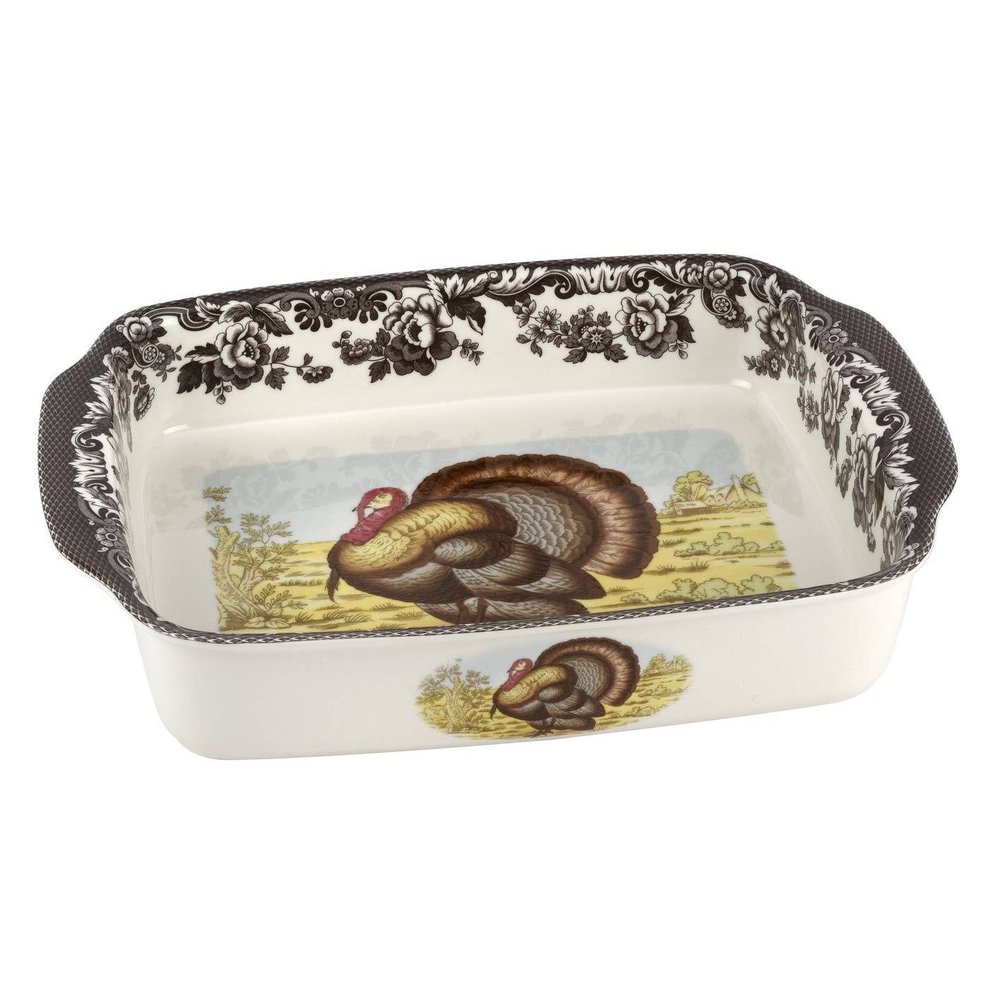 Spode Woodland Handled Lasagne Dish - Thumbnail 2