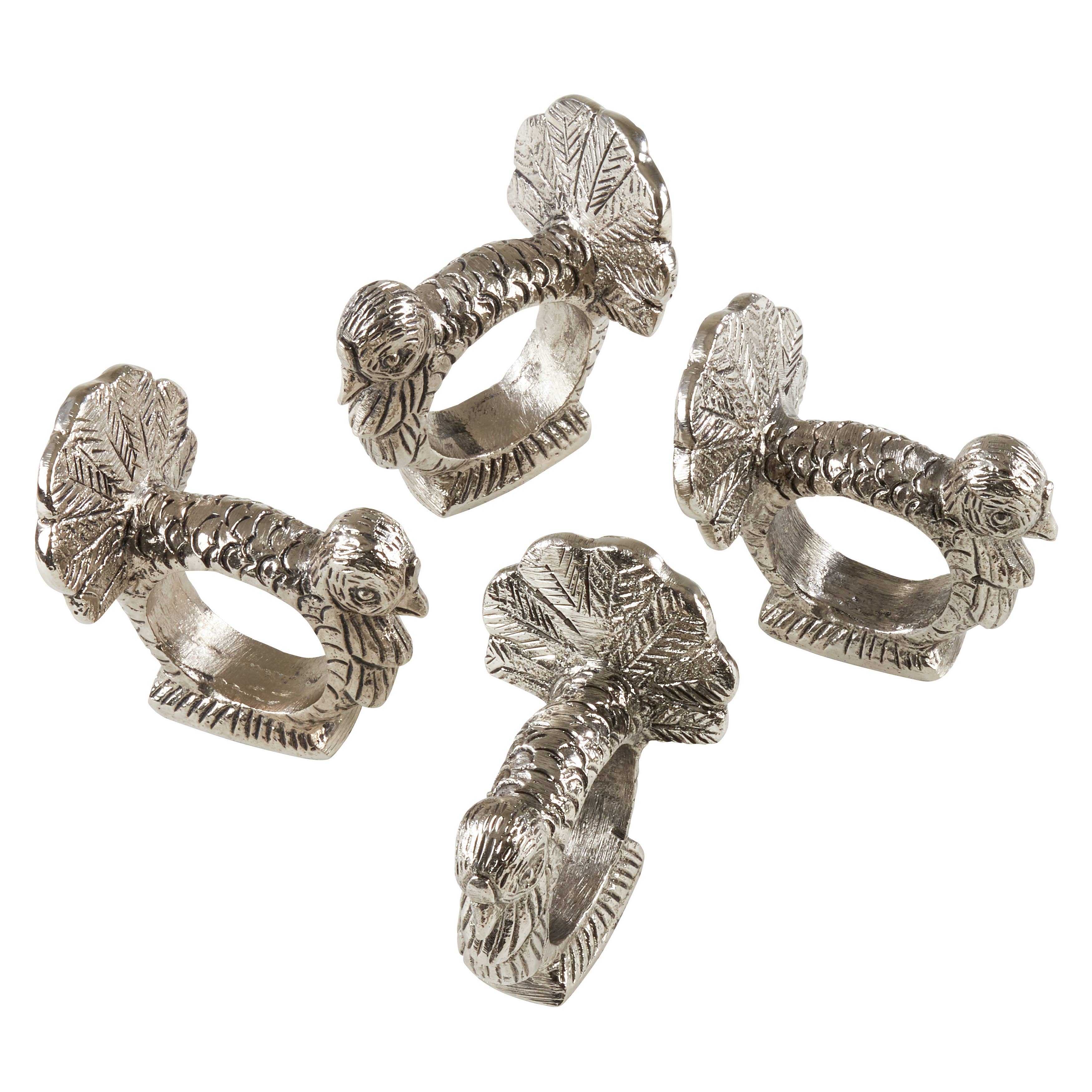 Saro Lifestyle Turkey Napkin Ring - Thumbnail 4