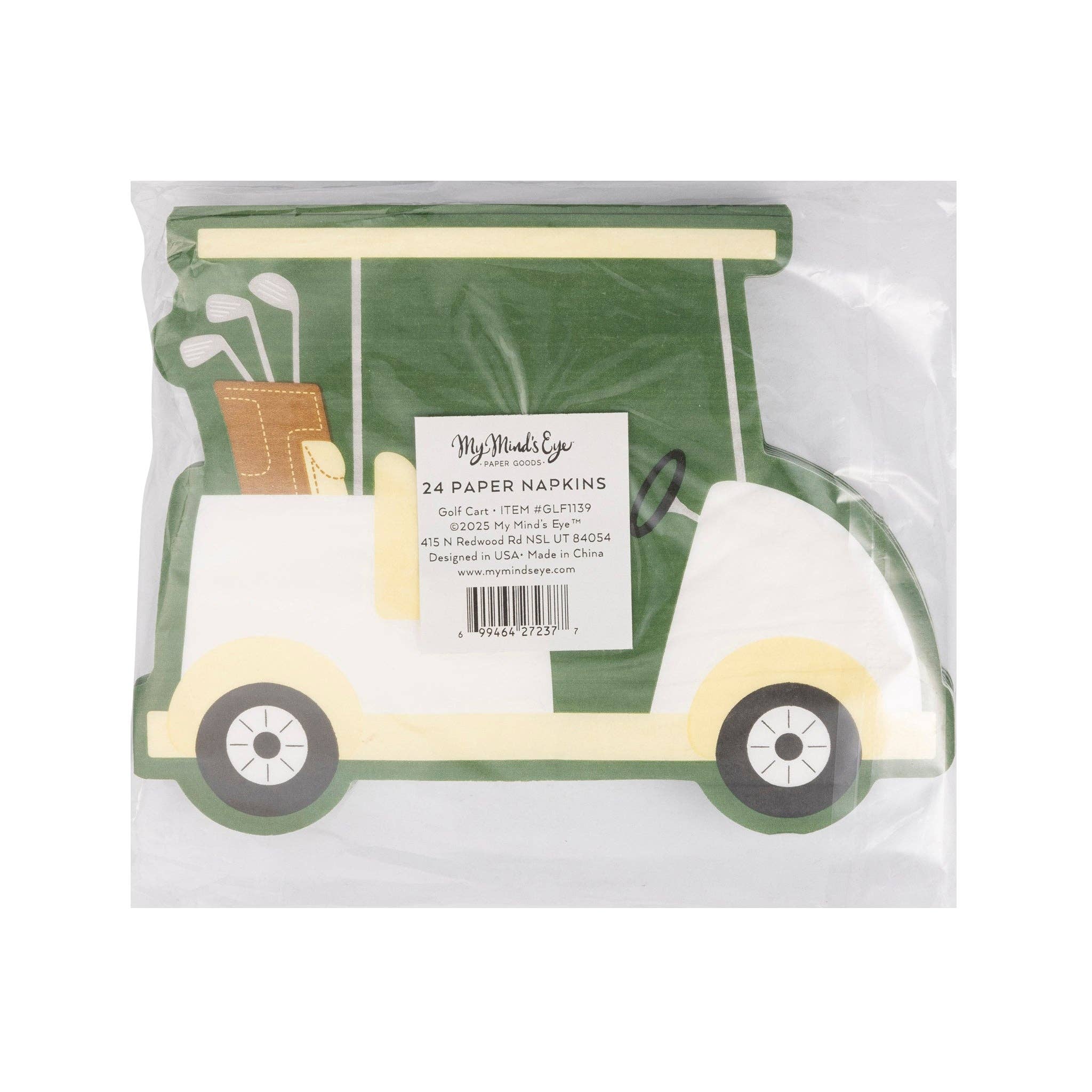 My Mind’s Eye Golf Cart Napkins - Thumbnail 2